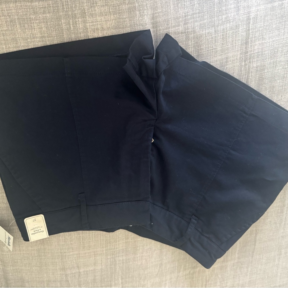 Abercrombie & Fitch Dark Blue Shorts